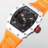 RM 027-02 Tourbillon Rafael Nadal White NTPT on Orange