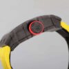 Richard Mille RM 35-02 Watch For Men – Skeleton Dial, Yellow Rubber Strap, Luxury Sport Design