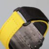 Richard Mille RM 35-02 Watch For Men – Skeleton Dial, Yellow Rubber Strap, Luxury Sport Design