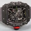 Top-grade watches 02229 Richard Mille RM 35-01 Rafael Nadal Replica Swiss Watch – Skeleton Dial, NTPT Carbon Case, Black Rubber Strap