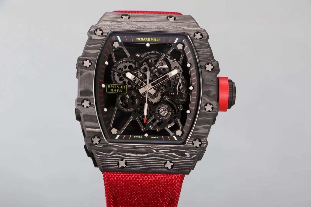 RICHARD MILLE RM35-01 REPLICA WATCHES FABRIC STRAP V2 BBR FACTORY 44MM RICHARD MILLE RM35-01 REPLICA WATCHES FABRIC STRAP V2 BBR FACTORY 44MM