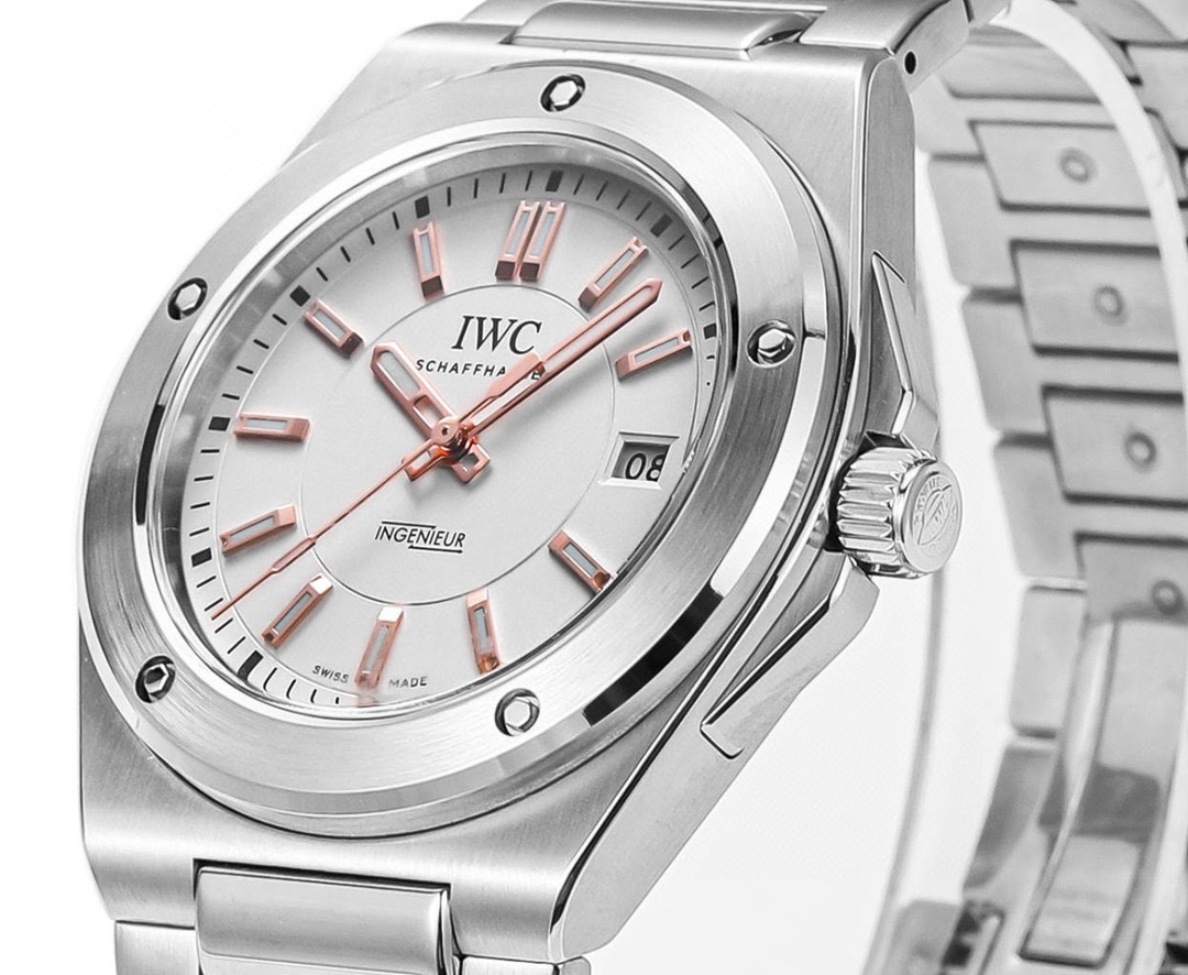 IWC Schaffhausen IW323906 Ingenieur Automatic Silver Plated Index Stainless Steel 40mm Automatic
