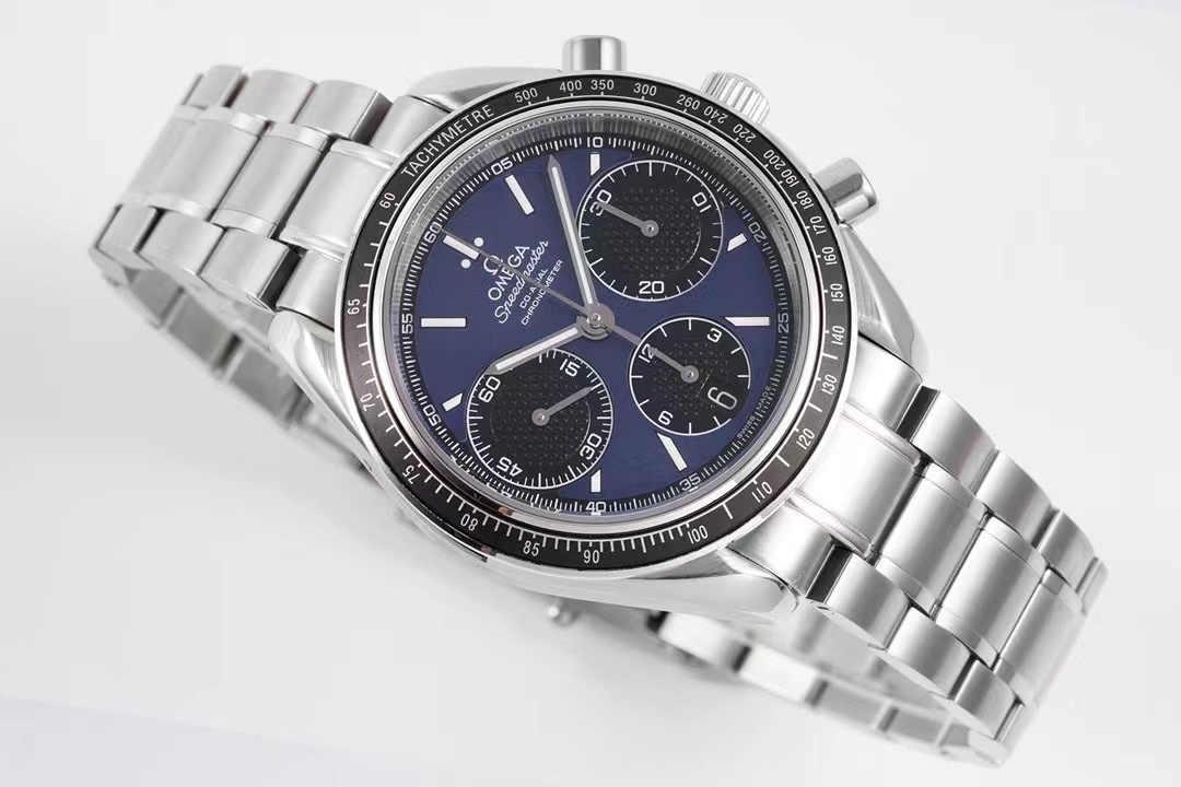 Omega Speedmaster Racing Chronograph 40mm with Blue Dial