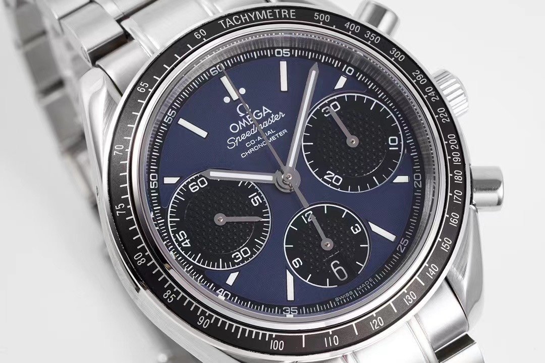 Omega Speedmaster Racing Chronograph 40mm with Blue Dial