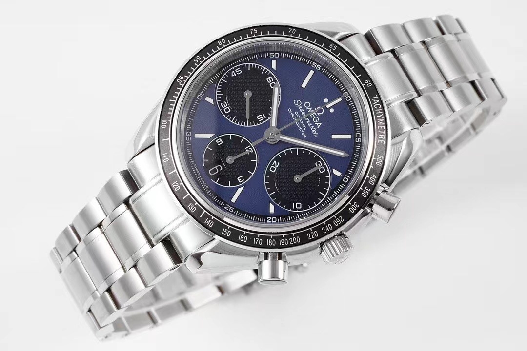 Omega Speedmaster Racing Chronograph 40mm with Blue Dial