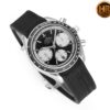 Omega  Speedmaster Racing Chronometer Automatic Black & Silver Chronograph Dial Rubber Strap Men's Watch 326.32.40.50.01.002