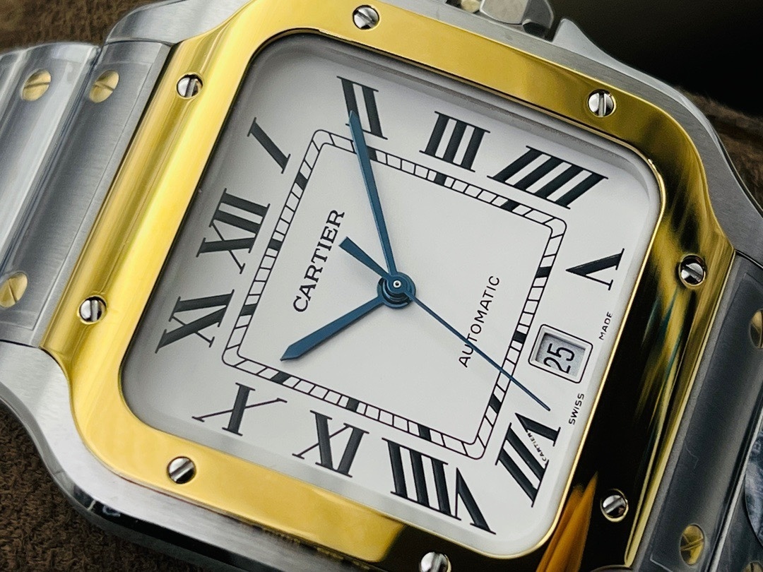 CARTIER DE SANTOS W2SA0006 GF FACTORY WHITE DIAL