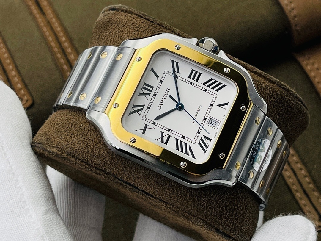 CARTIER DE SANTOS W2SA0006 GF FACTORY WHITE DIAL