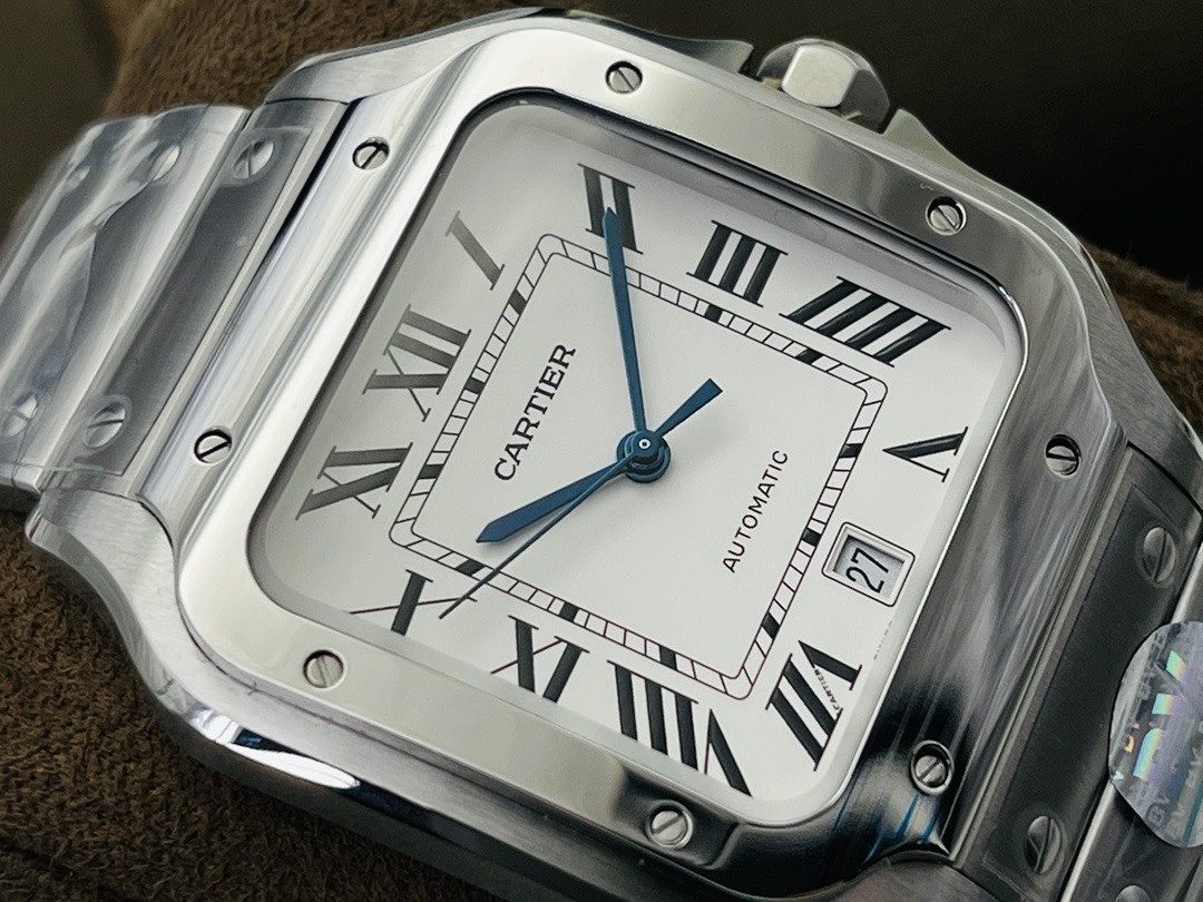 CARTIER SANTOS DE CARTIER WHITE DIAL