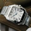 CARTIER SANTOS DE CARTIER WHITE DIAL