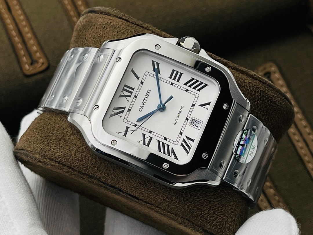 CARTIER SANTOS DE CARTIER WHITE DIAL