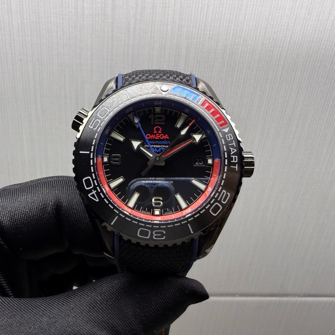 Omega  Seamaster Planet Ocean 600M 45.5mm Co-Axial Master Chronometer ETNZ Deep Black Men's Watch 215.92.46.22.01.004