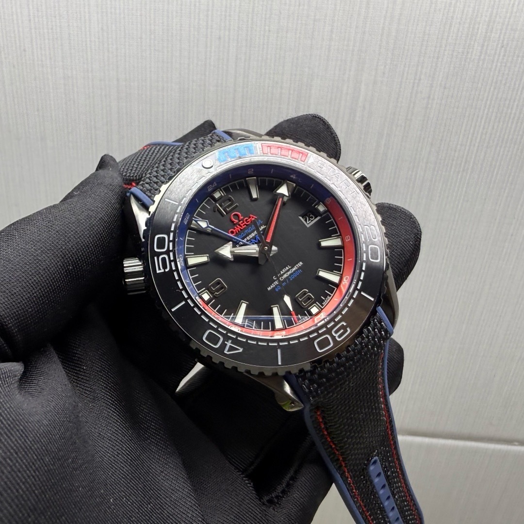 Omega  Seamaster Planet Ocean 600M 45.5mm Co-Axial Master Chronometer ETNZ Deep Black Men’s Watch 215.92.46.22.01.004