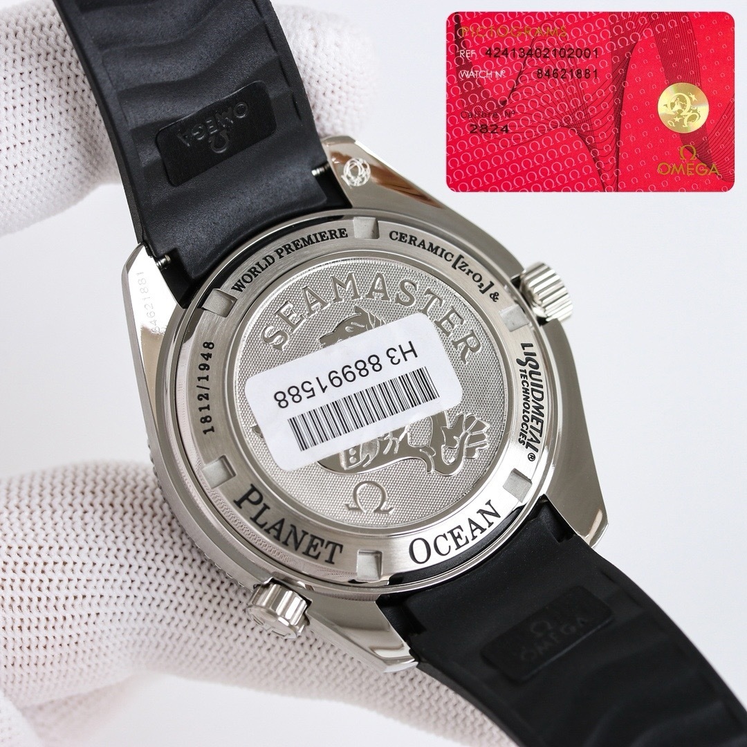 Omega Seamaster Planet Ocean 2201.50.00 Black Dial Bezel Stainless Steel 42mm