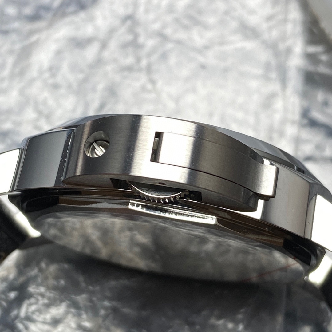 Panerai Luminor 44mm Watch – PAM01084 – Black Index Dial, Black Calfskin Leather Strap