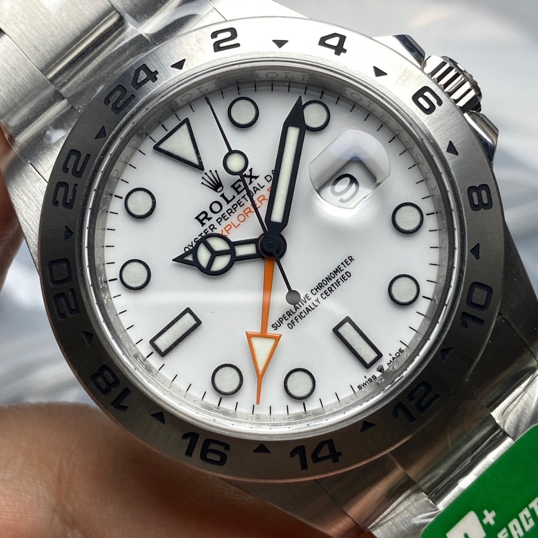 Top-grade watches 03089 Rolex Explorer II watch Oystersteel - m226570-0001