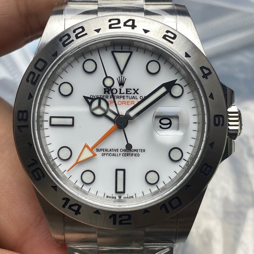 Top-grade watches 03089 Rolex Explorer II watch Oystersteel – m226570-0001