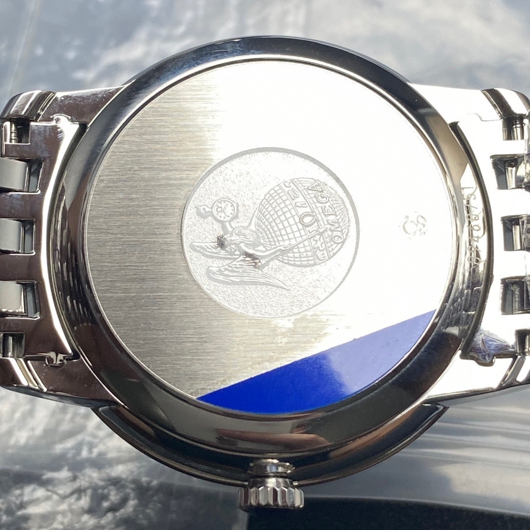 Omega De Ville Prestige 37mm De Ville Prestige Co-axial Blue Dial Stainless Steel Watch 424.10.37