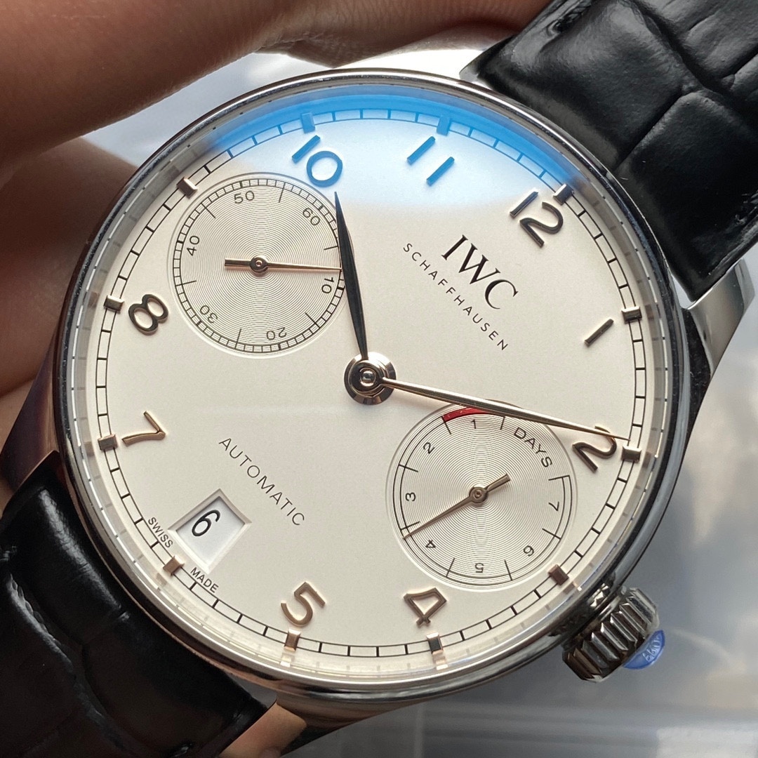 IWC Portugieser Silver Men's Watch - IW500712