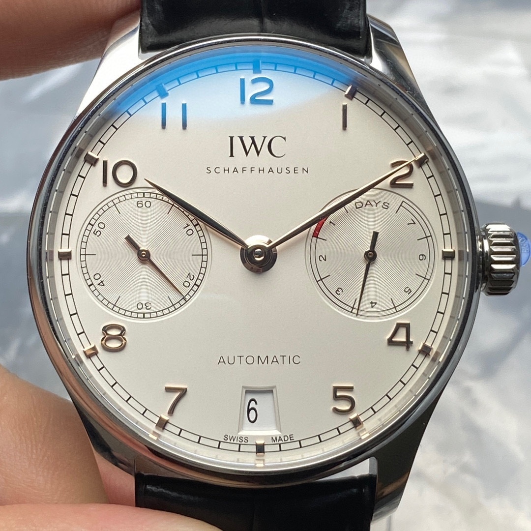 IWC Portugieser Silver Men's Watch - IW500712