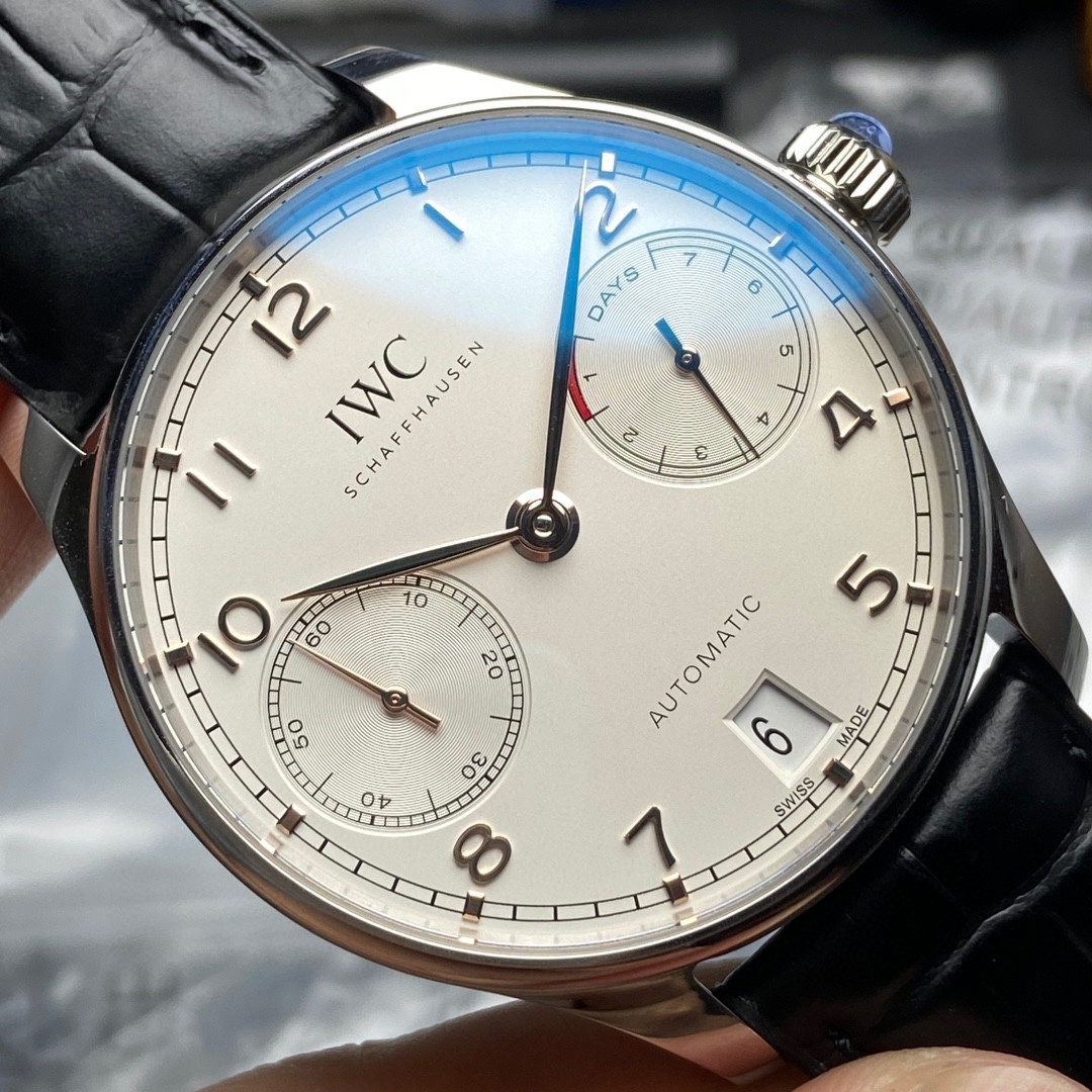 IWC Portugieser Silver Men's Watch - IW500712