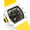 Top-grade watches 03419 RICHARD MILLE RM61-01 REPLICA WATCH BLUE DIAL GOLD RUBBER STRAP ZF 43MM