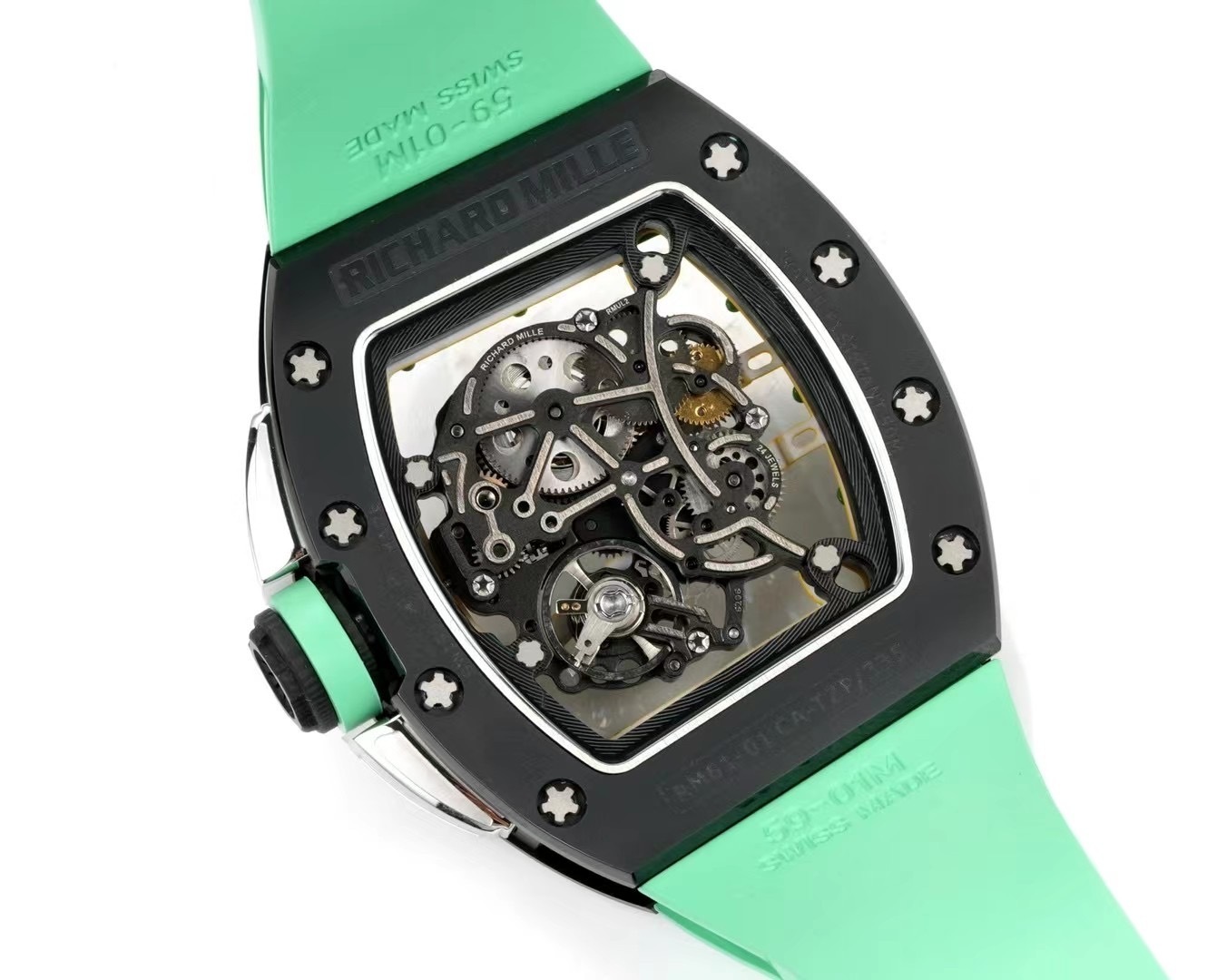 Top-grade watches 03449 Richard Mille RM 061 61-01 YOHAN BLAKE Green RM 061