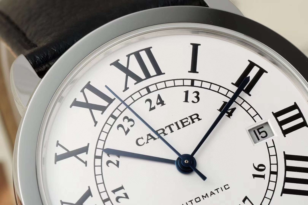 Cartier Ronde Solo Automatic Silvered Opaline Dial Men's Watch