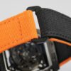 RM 035-01 Rafael Nadal NTPT Carbon on Orange Rubber Strap