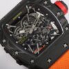 RM 035-01 Rafael Nadal NTPT Carbon on Orange Rubber Strap