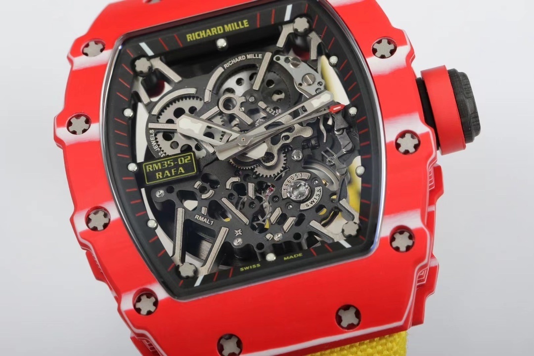 Richard Mille RM 35-02 Automatic Winding Red Case Men’s Luxury Watch
