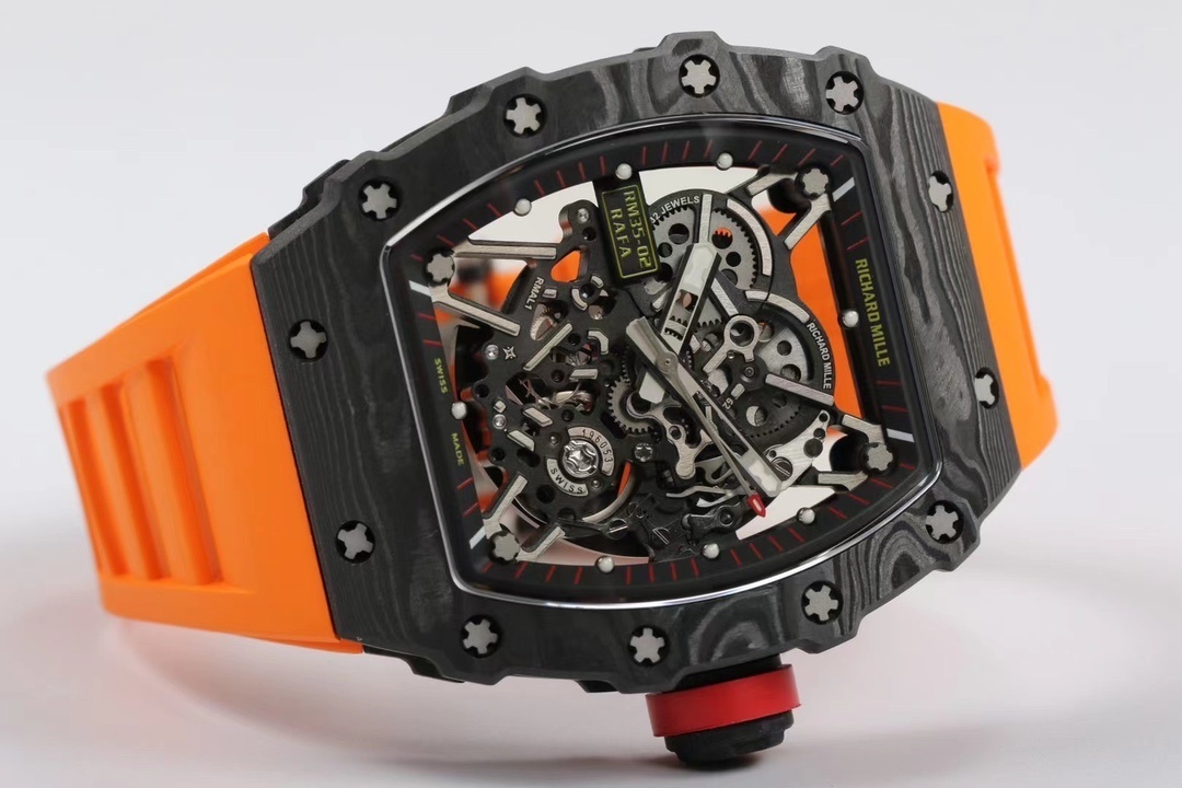 RM 035-01 Rafael Nadal NTPT Carbon on Orange