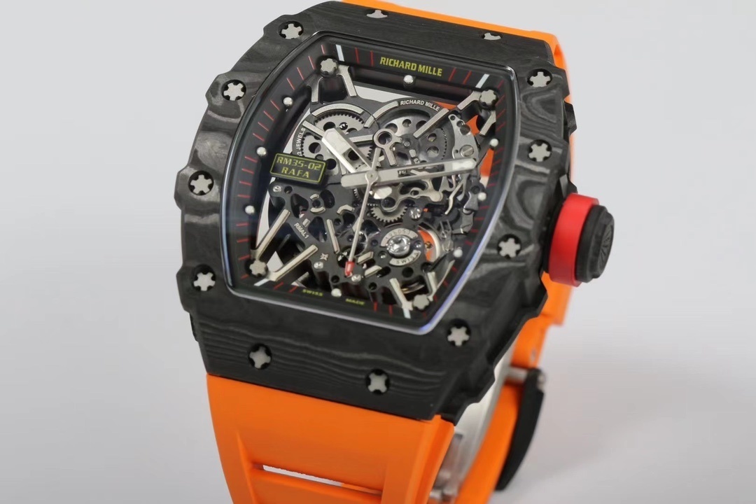 RM 035-01 Rafael Nadal NTPT Carbon on Orange