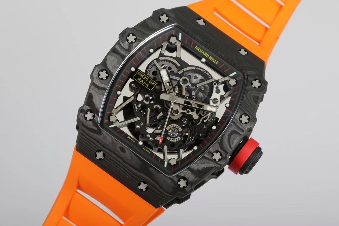 RM 035-01 Rafael Nadal NTPT Carbon on Orange