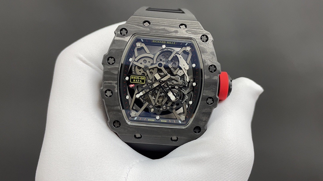 Richard Mille Rep 1 1 RM35-01 Rafael Nadal Carbon NTPT Black BBR 44.5mm Watch