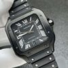 CARTIER Santos Lm De Cartier Watch WSSA0039 Black Men's Used Watch