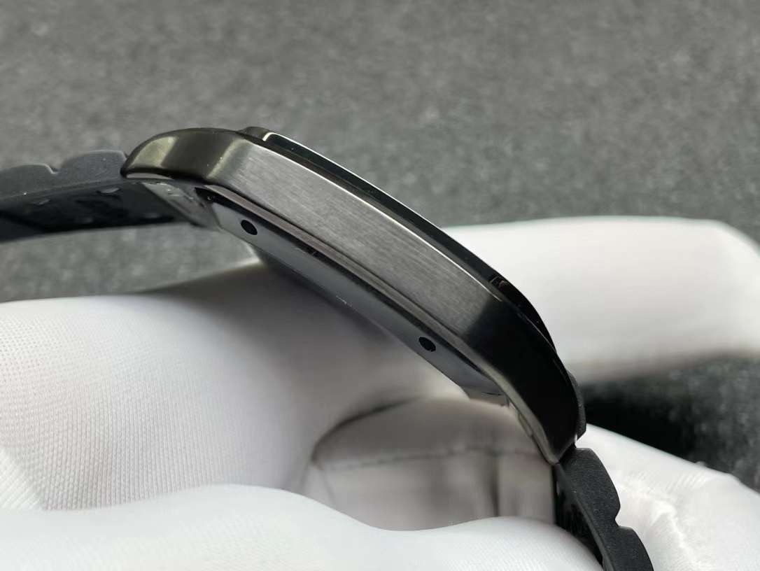 CARTIER Santos Lm De Cartier Watch WSSA0039 Black Men's Used Watch