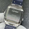 Cartier Santos De Cartier Large Model, Automatic Movement, Steel, PVD, Interchangeable Metal And Rubber Straps