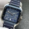 Cartier Santos De Cartier Large Model, Automatic Movement, Steel, PVD, Interchangeable Metal And Rubber Straps