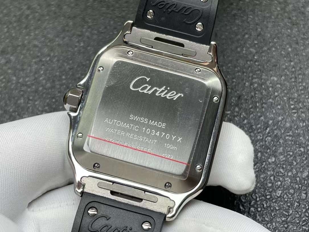Cartier Santos Large Stainless Steel Automatic Watch -WSSA0037
