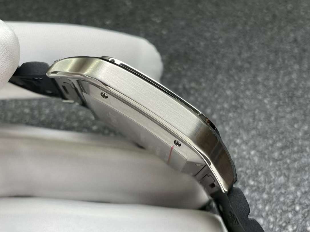 Cartier Replica Watch  BST Santos Blue Dial Steel Case