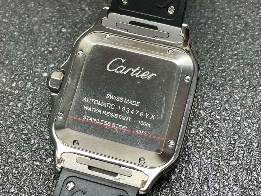 Cartier Replica Watch  BST Santos Blue Dial Steel Case