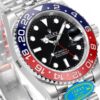 Rolex GMT-Master II 40mm Stainless Steel Black Dial Pepsi Red Blue Bezel 126710