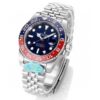 Rolex 40mm GMT Master II 116710 Refinished Blue Dial Seen On Pepsi 126719BLRO BL