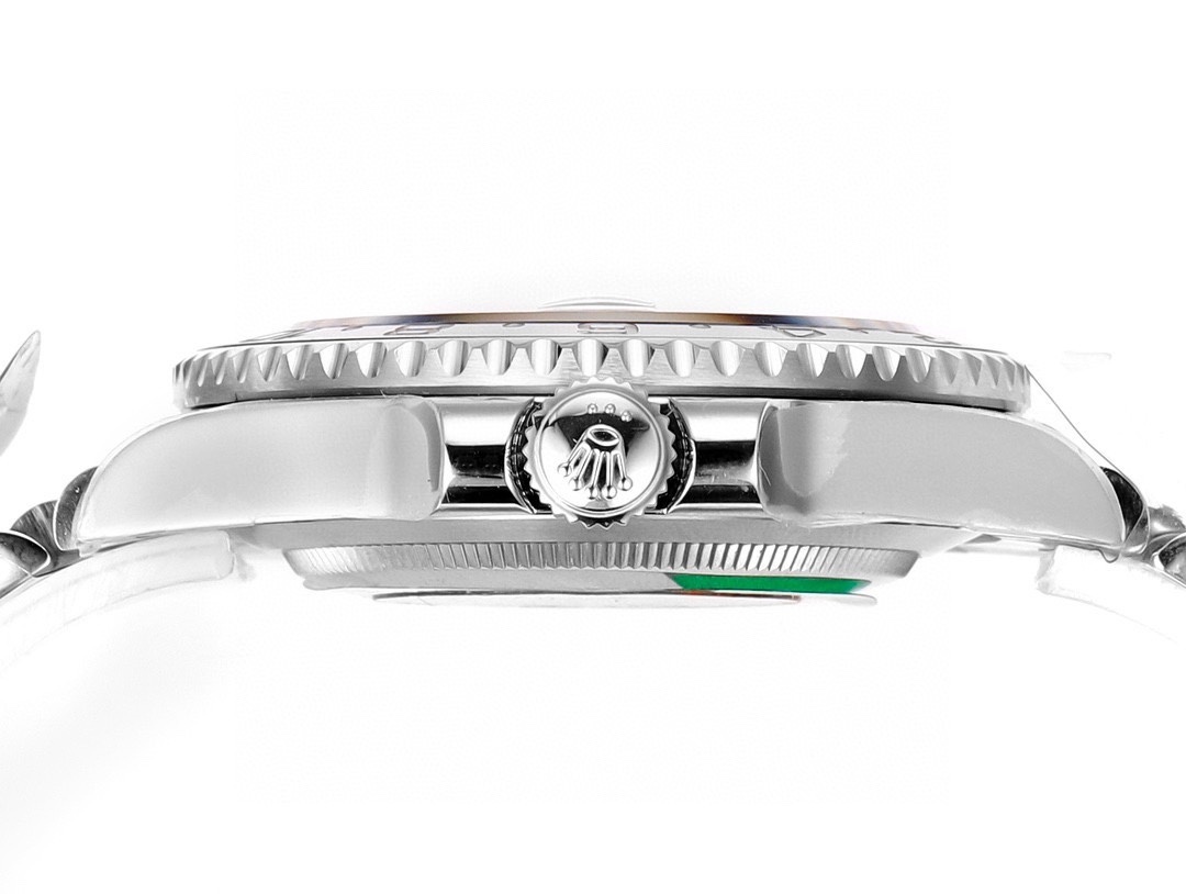 Top-grade watches 04679 Rolex Stainless Steel GMT-Master II Watch Black Dial Ceramic Bezel 116710