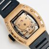 Richard Mille RM052 Tourbillon 18K Gold Plated Watch with Hong Kong Moissanite Diamonds 42mm
