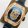 Richard Mille RM052 Tourbillon 18K Gold Plated Watch with Hong Kong Moissanite Diamonds 42mm