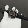 Top-grade watches 04916 SevenFriday Men's Watch M-Series Automatic Silver Tone Case Black Strap M3-08