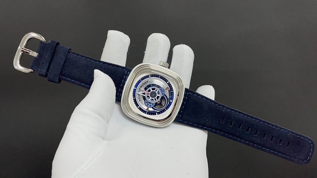 Top-grade watches 04956 Sevenfriday Seven Friday PS Series Automatic Blue Dial Men's Watch