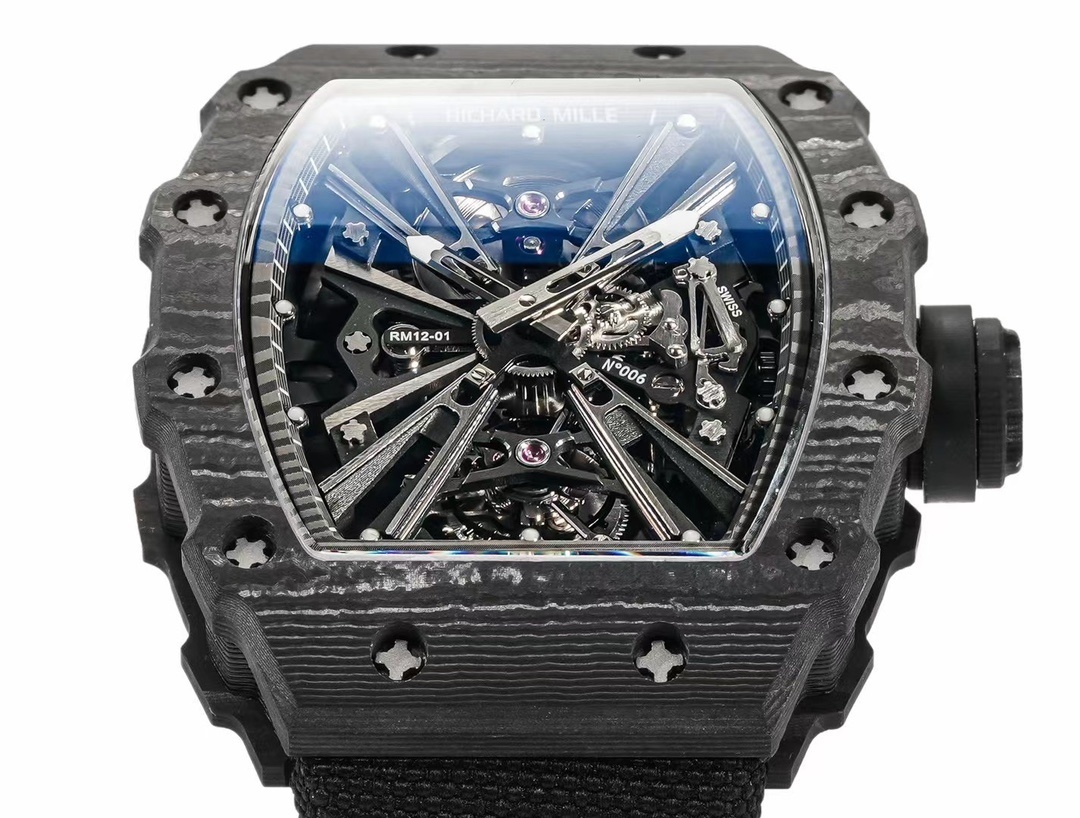 Richard Mille RM 12-01 Tourbillon in Full Black Carbon TPT Price On Request